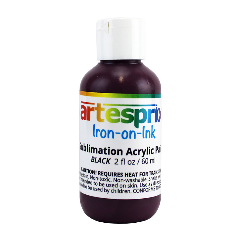 Artesprix® Sublimation Acrylic Paint - Black - 2oz