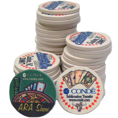 DyeTrans® Sublimation Token or Poker Chip