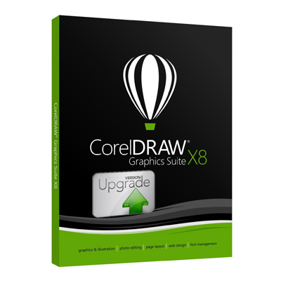 CorelDRAW Graphics Suite X4 to X8 Upgrade Box Set