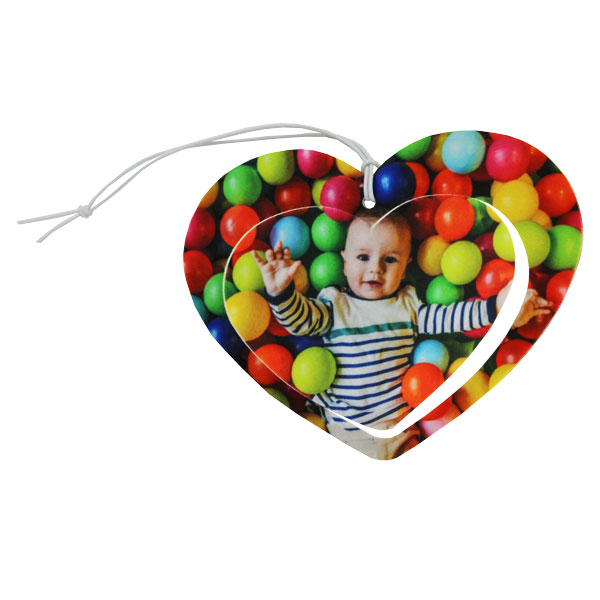 Sublimation Coated Acrylic Heart Ornament – Blanktastic
