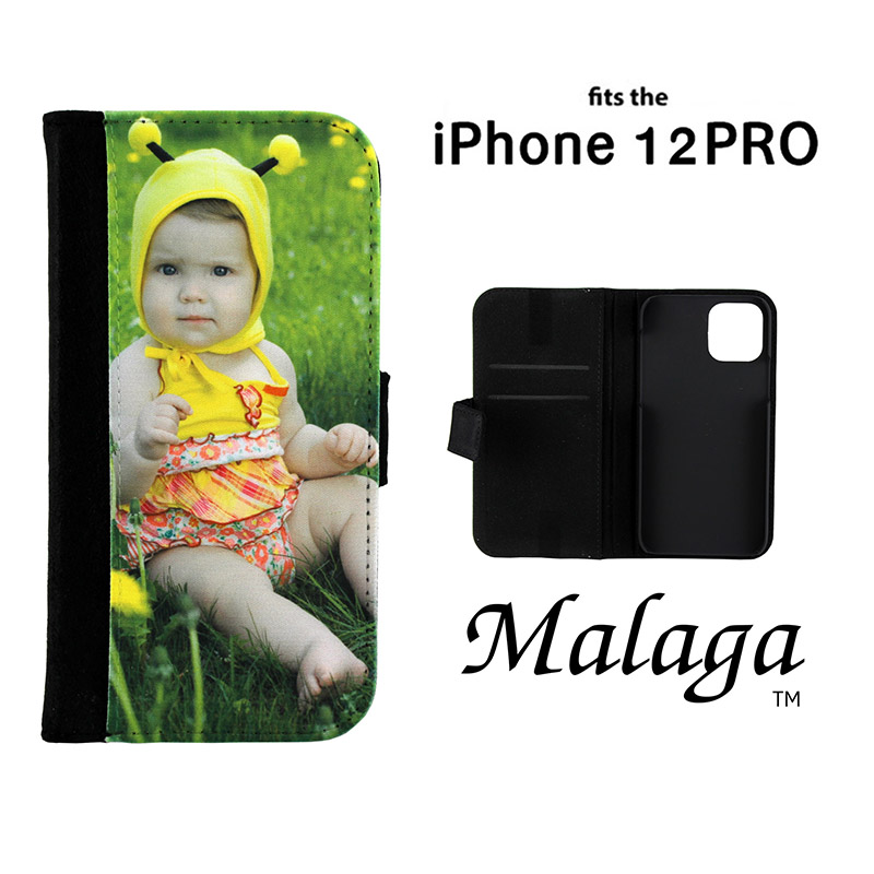iPhone® 12 ProMalaga Notebook Sublimation Blank Case - Black