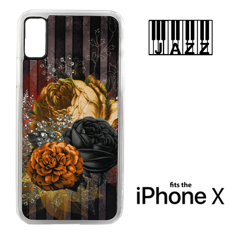 iPhone® X/XS Jazz™ Sublimation Plastic Case - Clear w/ White Aluminum Insert