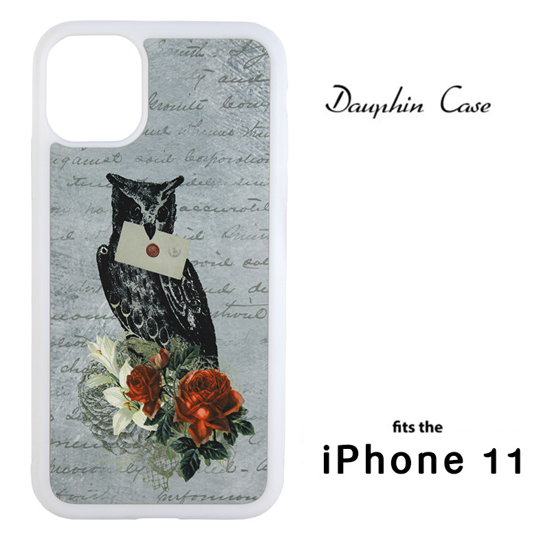 iPhone® 11 Dauphin™ Sublimation Blank Rubber Case - White w/ Aluminum Insert