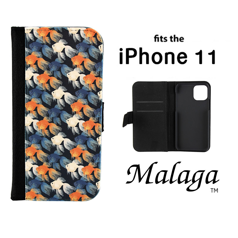 iPhone® 11 Malaga Notebook Sublimation Blank Case - Black