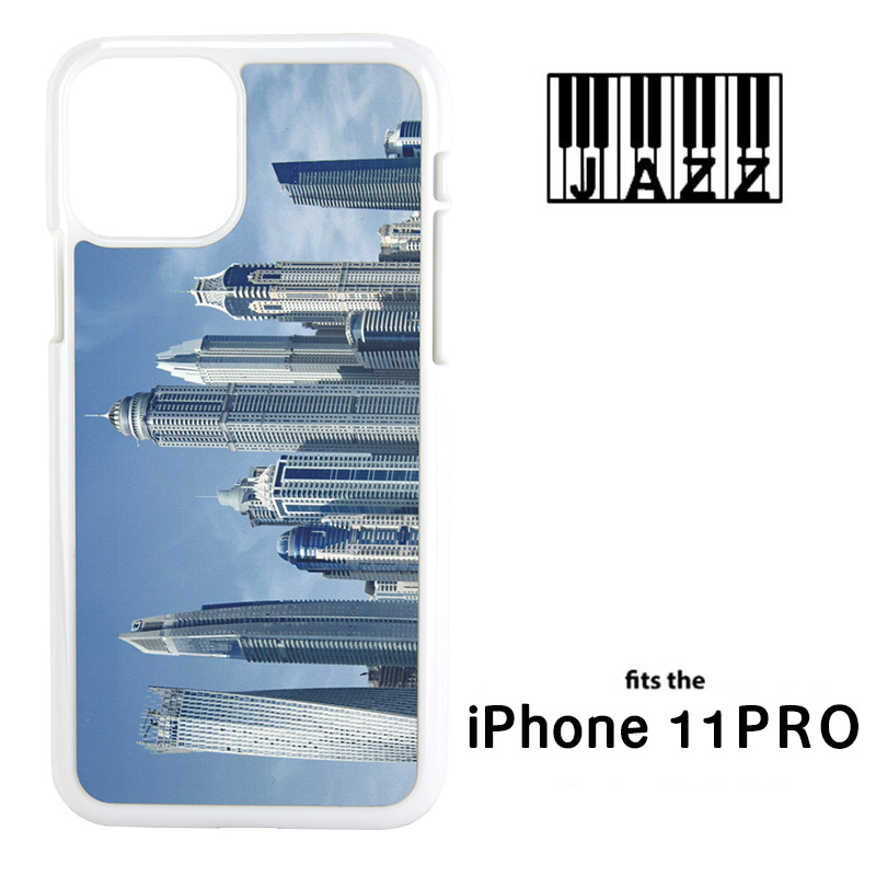 iPhone® 11 Pro Jazz™ Sublimation Blank Plastic Case - White w/ Aluminum Insert