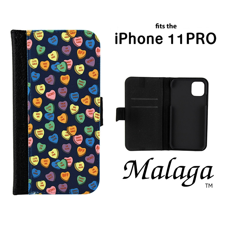 iPhone® 11 Pro Malaga Notebook Sublimation Blank Case - Black