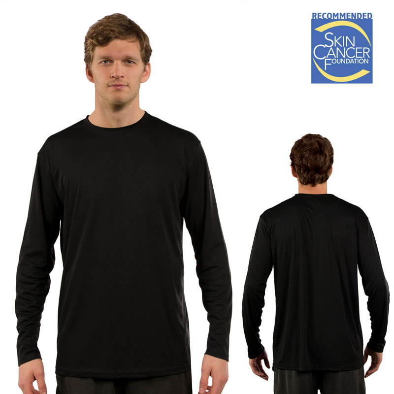 Vapor® Long Sleeve Solar T - Adult - Blacker Black