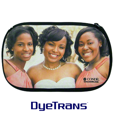 DyeTrans Sublimation Blank Neoprene Cosmetic Bag - 5.75