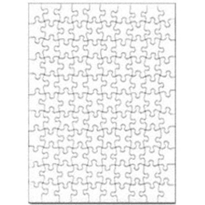 DyeTrans Sublimation Blank Felt Puzzle - 7.5 x 9.5 - 110 Pieces - 10 Pack
