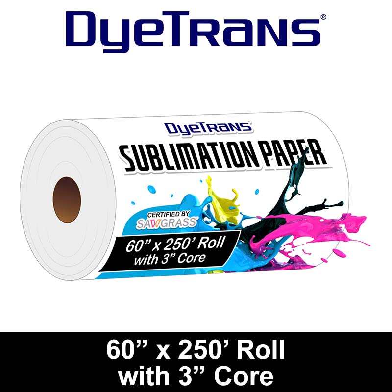 DyeTrans Multi-Purpose Sublimation Transfer Paper - 60