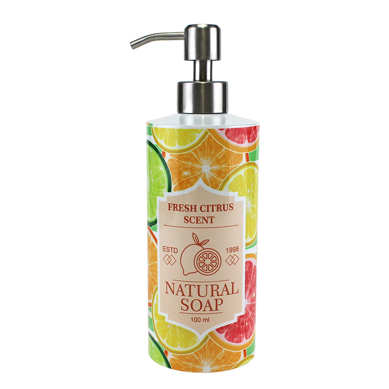 Stainless Steel Lotion or Soap Bottle - 18oz - White