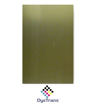 DyeTrans Sublimation Blank Aluminum Sheet Stock - 12" x 24" - Satin Gold