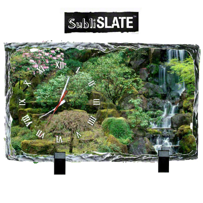 SubliSlate Blank Sublimation Matte Plaque - 10.14" x 14.82" - Rectangle