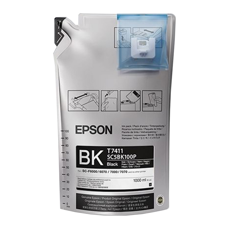 Black - Epson UltraChrome™ Dye Sublimation Ink for F6070 or F7070