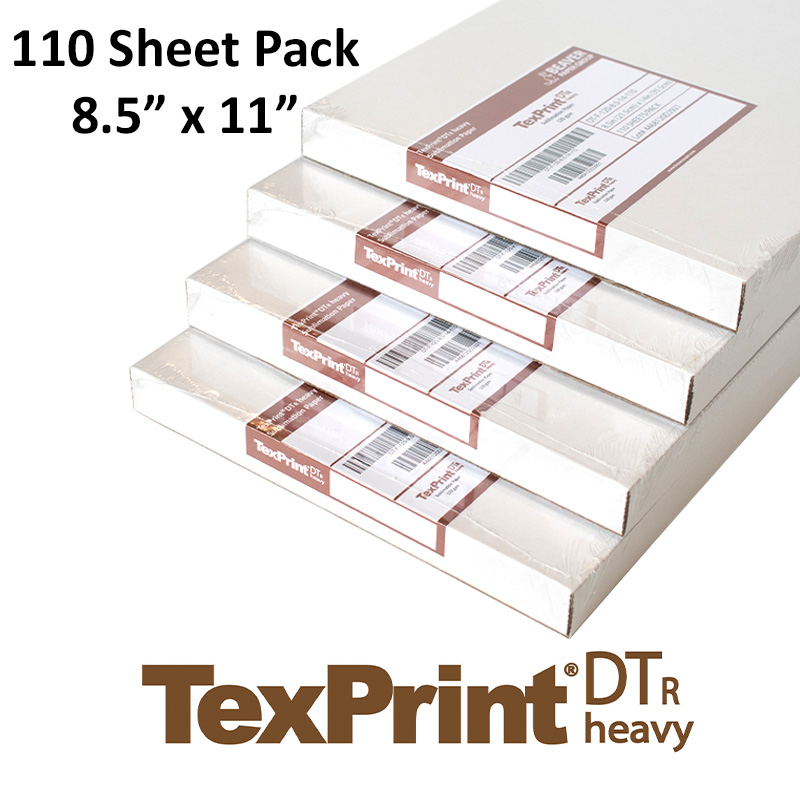 TexPrint® DTR Heavy Sublimation Paper - 110 Sheets - 8.5