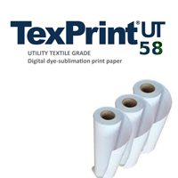 TexPrint® UT Utility Sublimation Paper - 3" Core, 44" x 740 foot Roll