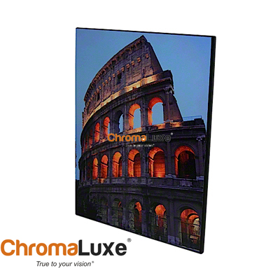 ChromaLuxe Sublimation Blank MDF Photo Panel - 16" x 20" - Chamfer Edge - Gloss White