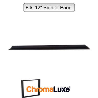 ChromaLuxe Aluminum Frame Section - 12.75" -  Black