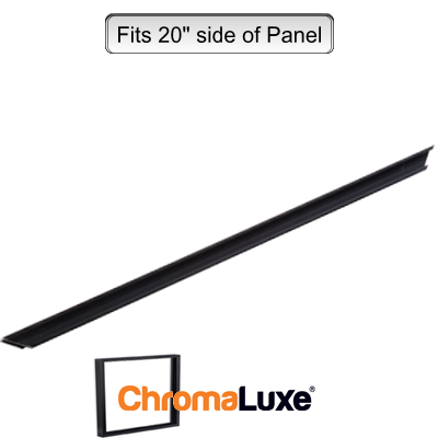 ChromaLuxe Aluminum Frame Section - 20.75" - Black