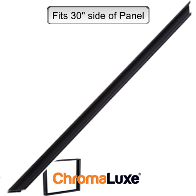 ChromaLuxe Aluminum Frame Section - 30.75" - Black