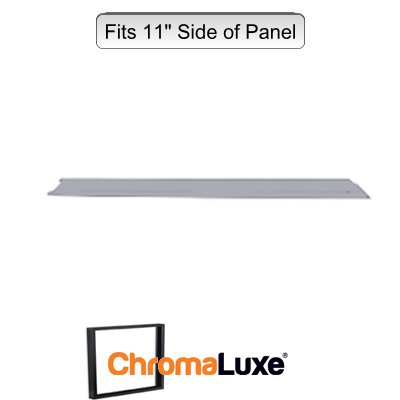ChromaLuxe Aluminum Frame Section - 11.75" - Brushed Silver