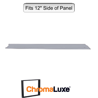 ChromaLuxe Aluminum Frame Section - 12.75" - Brushed Silver