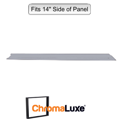 ChromaLuxe Aluminum Frame Section - 14.75" - Brushed Silver