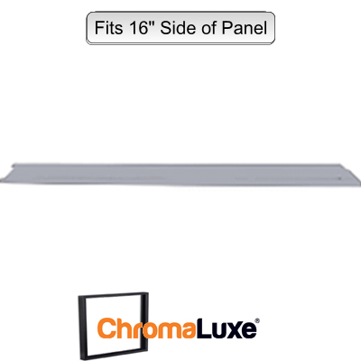 ChromaLuxe Aluminum Frame Section - 16.75" - Brushed Silver