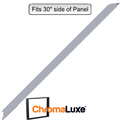 ChromaLuxe Aluminum Frame Section - 30.75" - Brushed Silver