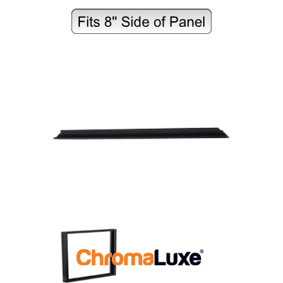 ChromaLuxe Aluminum Frame Section - 8.75" - Black