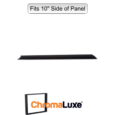 ChromaLuxe Aluminum Frame Section - 10.75" -  Black