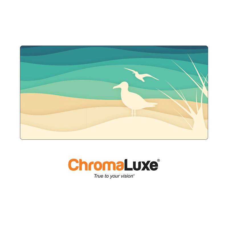 ChromaLuxe Sublimation Blank Aluminum Outdoor Sheet Stock - 49" x 97" - Gloss White - 1-Sided