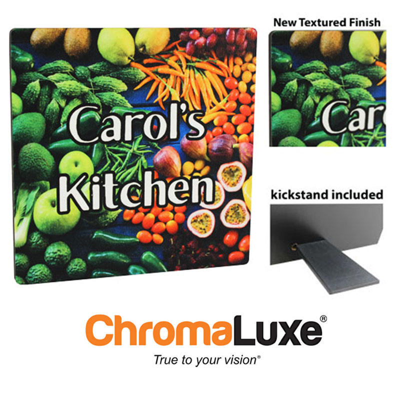 ChromaLuxe® Sublimation Blank Textured Hardboard Panel - 5“x5”