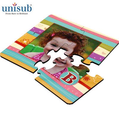 Unisub Sublimation Blank Hardboard Puzzle Coaster