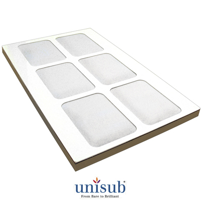 Unisub Sublimation Production Jig - Prints 6 U5503 Bag Tags