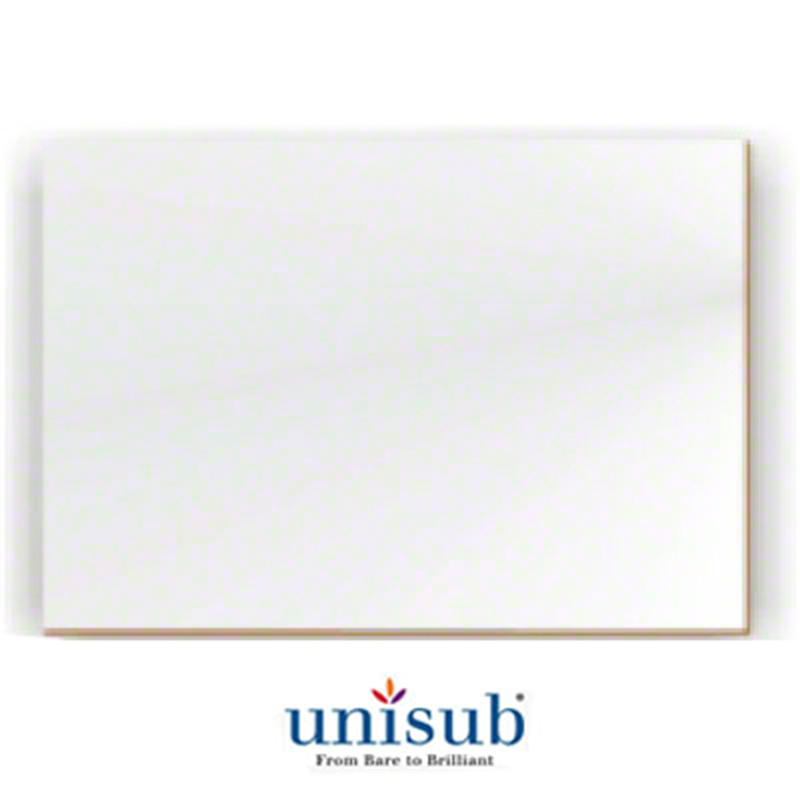 Unisub® Sublimation Blank Hardboard Panel - 11.875" x 20" - Saw Cut - 1 sided