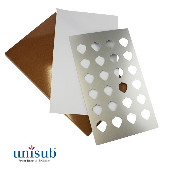 Unisub Sublimation Production Jig for U5770, U4737 - Heart Pet Tags