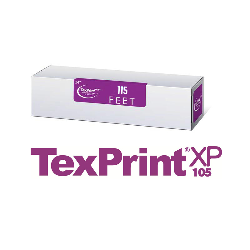 TexPrint DTXP Light Sublimation Paper - 13" x 115 ft Roll 2" Core