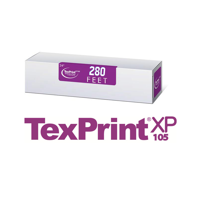 TexPrint DTXP Light Sublimation Paper - 13" x 280 ft Roll 2" Core