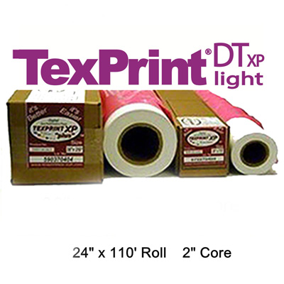 TexPrint DTXP Light Sublimation Paper - 2" Core - 24"x110 ft roll