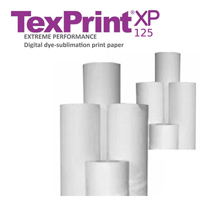 TexPrint® XP125 Sublimation Paper with 3" Core - 104" x 250 foot roll
